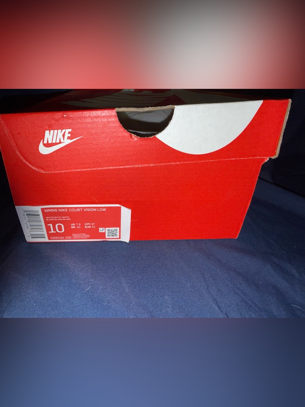 Nike Kids Shoe Box - Red and White